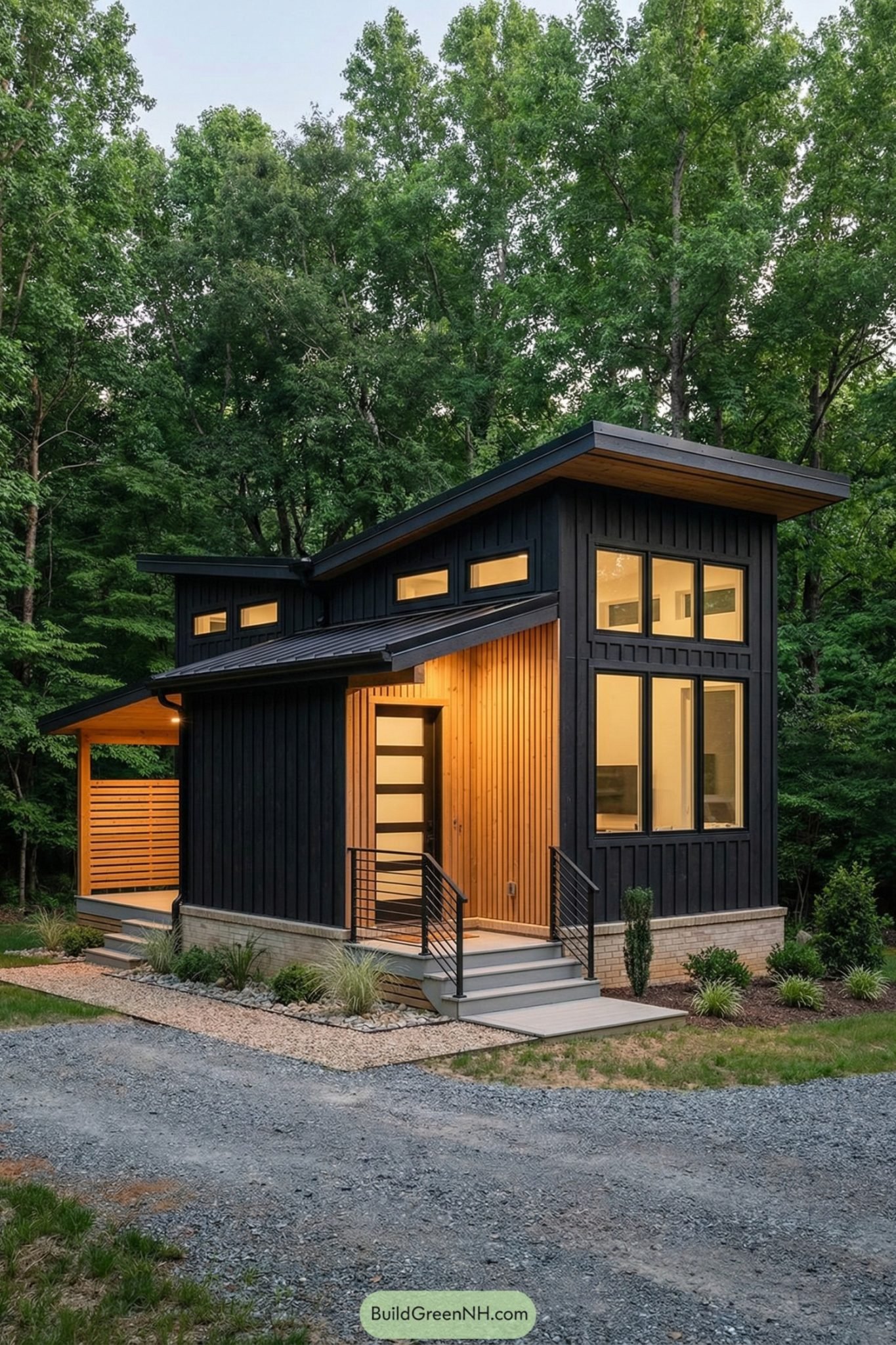 Balancing historical charm and modern functionality in tiny home facades