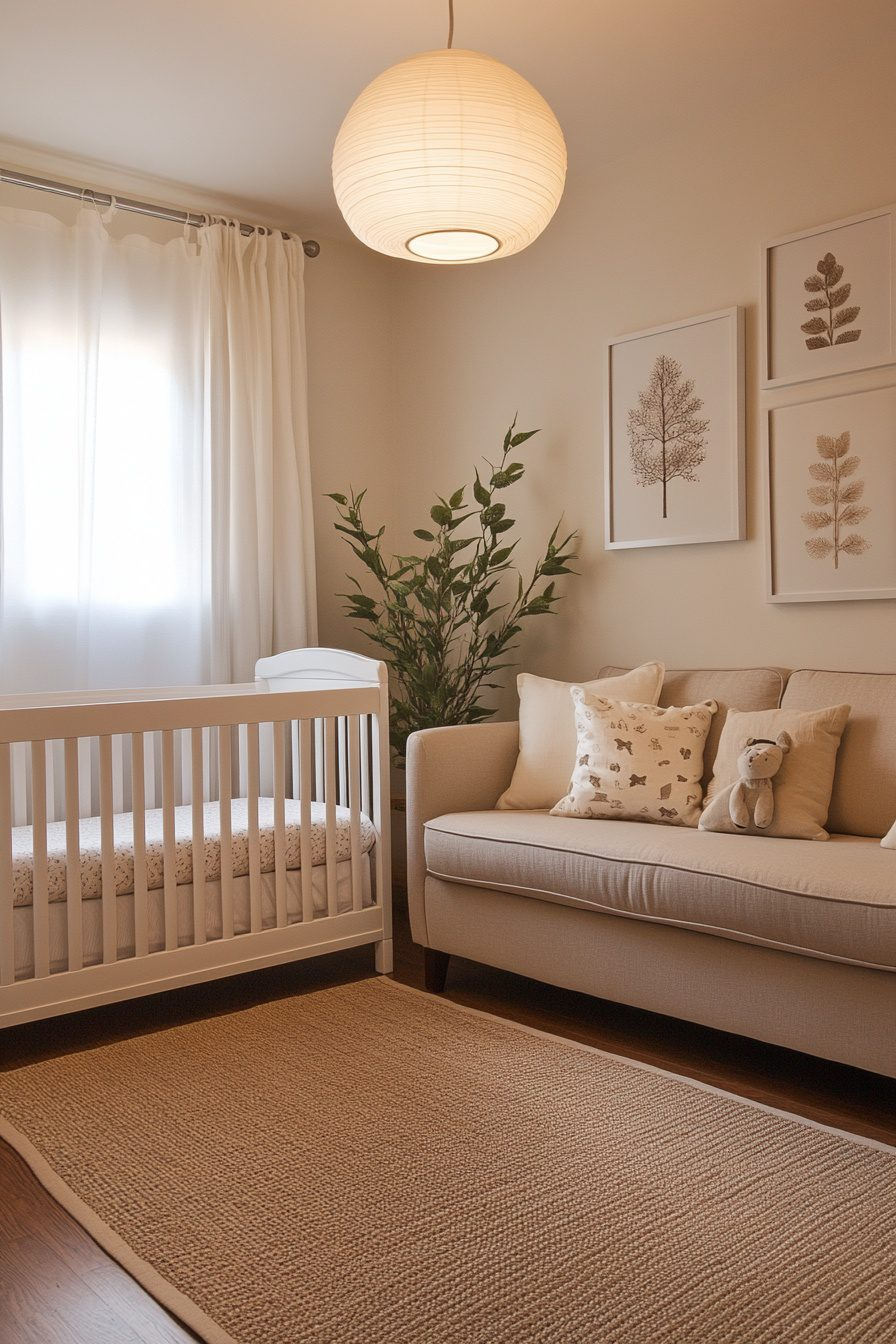 29 Tiny Apartment Nursery Ideas For Creating A Calm And Cozy ... for Kids Bedroom For Small Spaces
