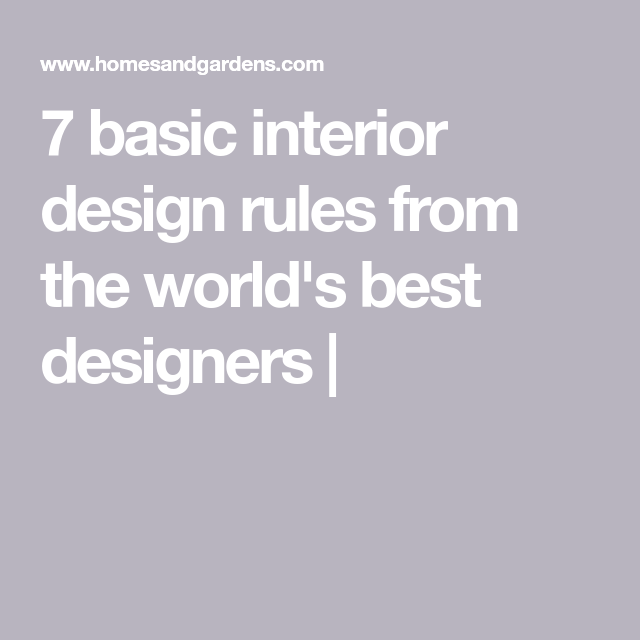 Basic Decor Rules – Artofit for Creative Furniture Principles