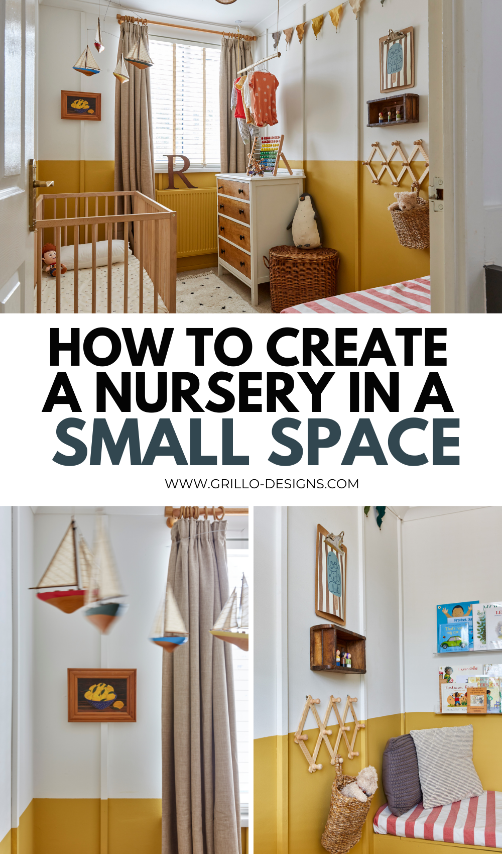 How We Converted Our Box Room Into A Small Nursery • Grillo Designs for Kids Bedroom For Small Spaces