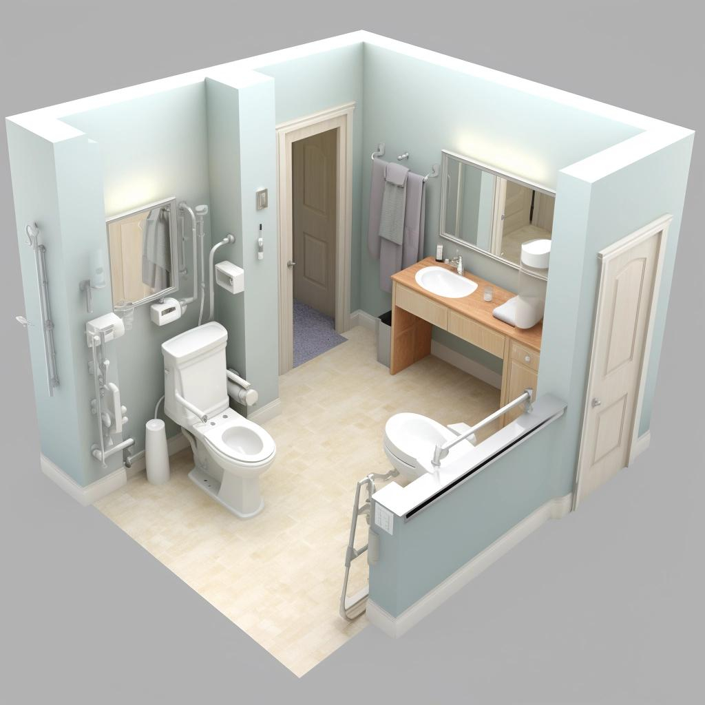 Maximizing Space: Unveiling The Tiniest Ada-Compliant Bathroom Design. for How To Optimize Bathroom Design
