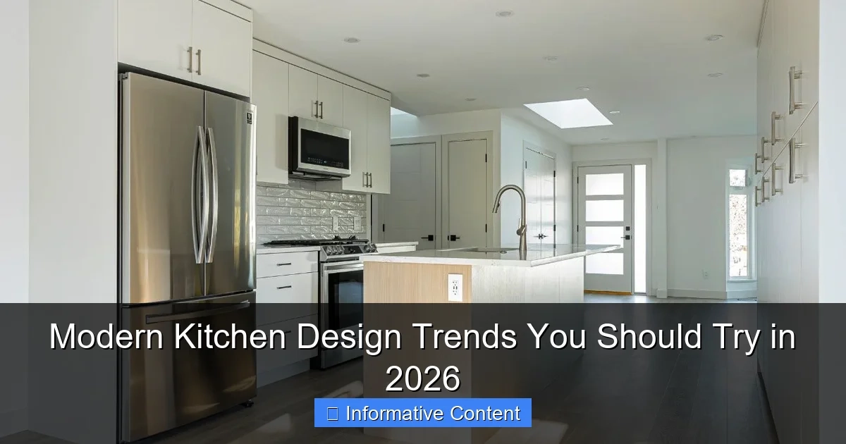 Modern Kitchen Design Trends You Should Try In 2026 - Kitchen Expert Pro for Diy Kitchen Decor Ideas