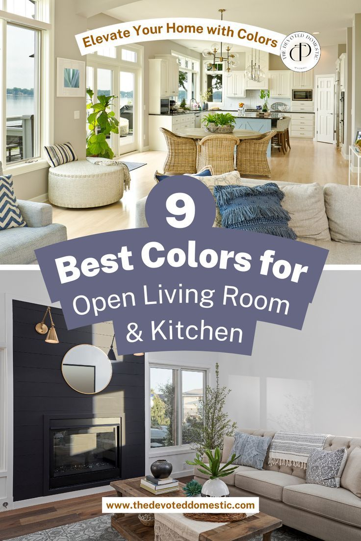 Open Concept Kitchen And Living Room – Artofit for How To Update Color Scheme In Open Floor Plans