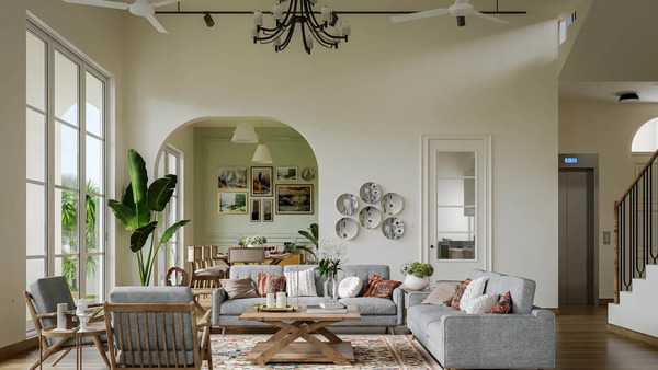 Your Dream Home In Goa, Is Waiting To Welcome You | The Chapter ... for Open Concept Living Room On A Budget