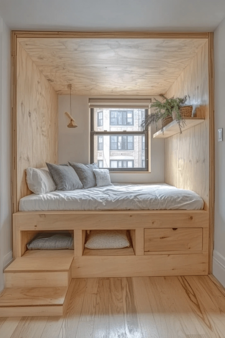 17+ Tiny Bedroom Apartment Ideas That Turn Simplicity Into Beauty ... for How To Pick Bedroom Design In Small Spaces