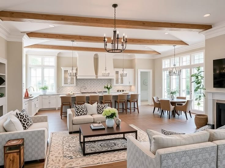 20 Best Small Open Plan Kitchen Living Room Design Ideas | Open Plan ... for How To Plan Furniture In Open Floor Plans