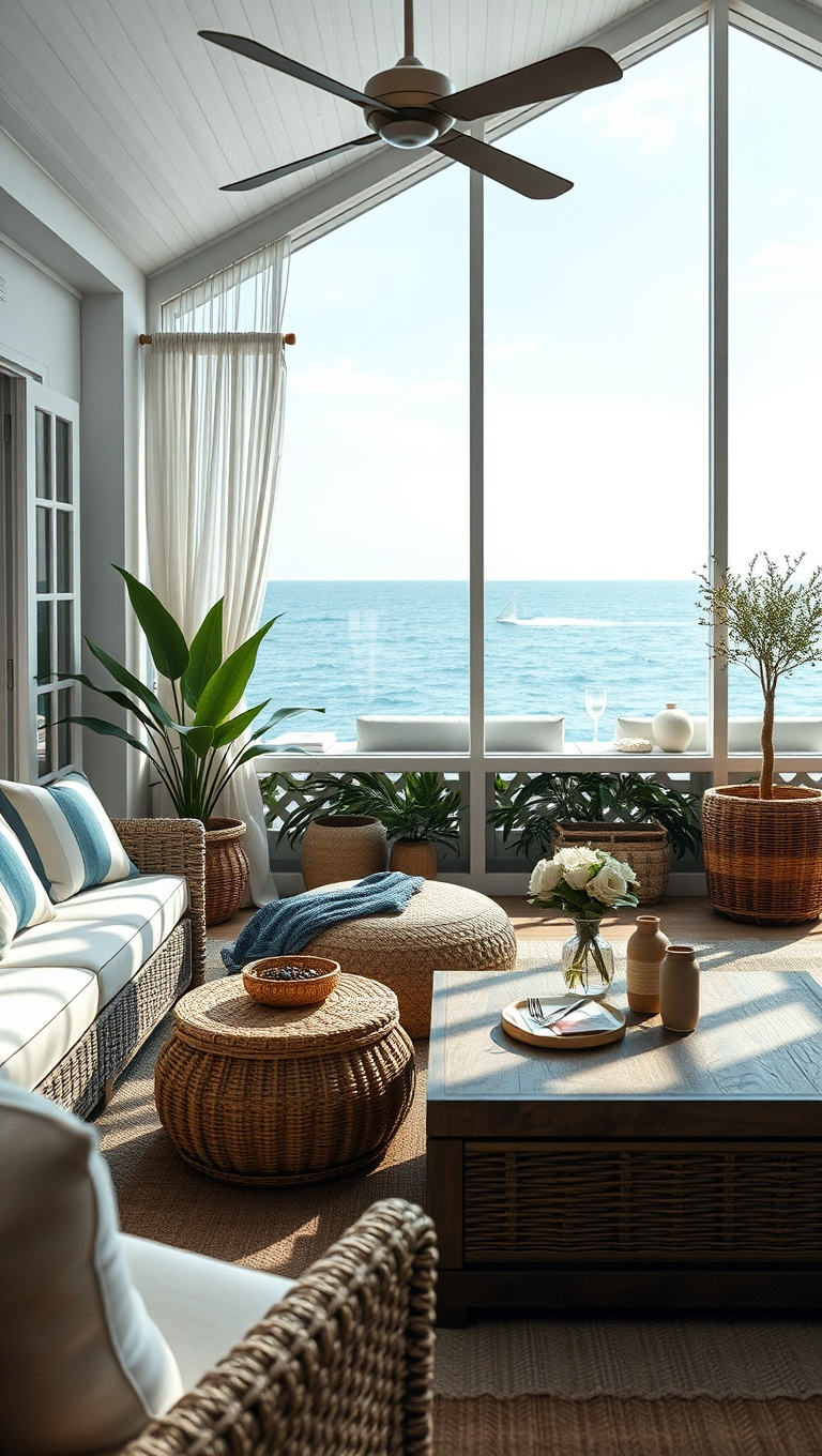 20 Dreamy Ideas For A Seaside Living Room – Knivespoint.com for Coastal Interior Design Tips