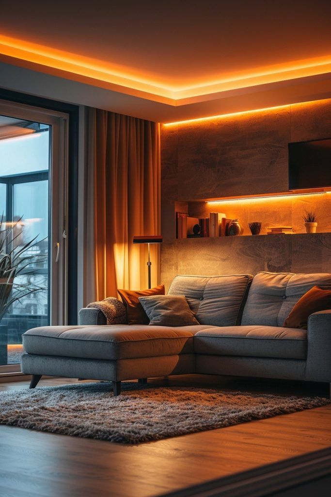 29 Cozy Lighting Living Room Ideas For A Warm And Inviting Ambiance 6 ... for Warm Interior Design Ideas
