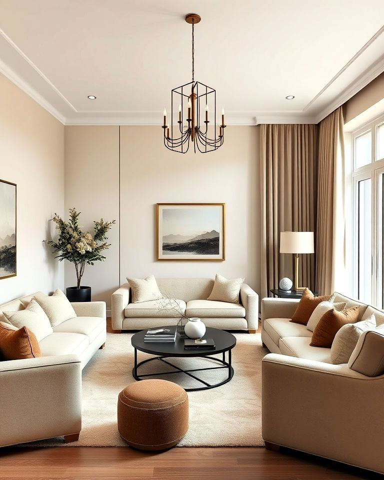 40 Beige Living Room Ideas That Never Go Out Of Style for Neutral Interior Design Ideas