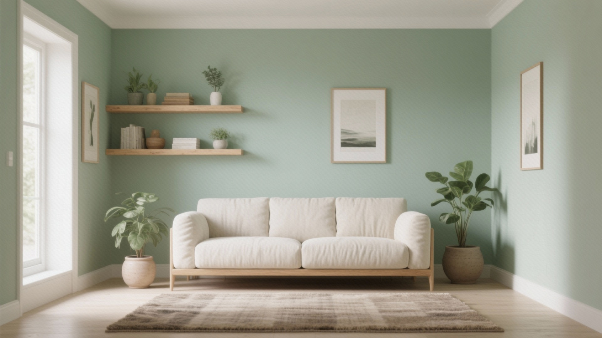 5 Green Color Living Room Ideas For Small Spaces for Green Color Scheme For Small Spaces