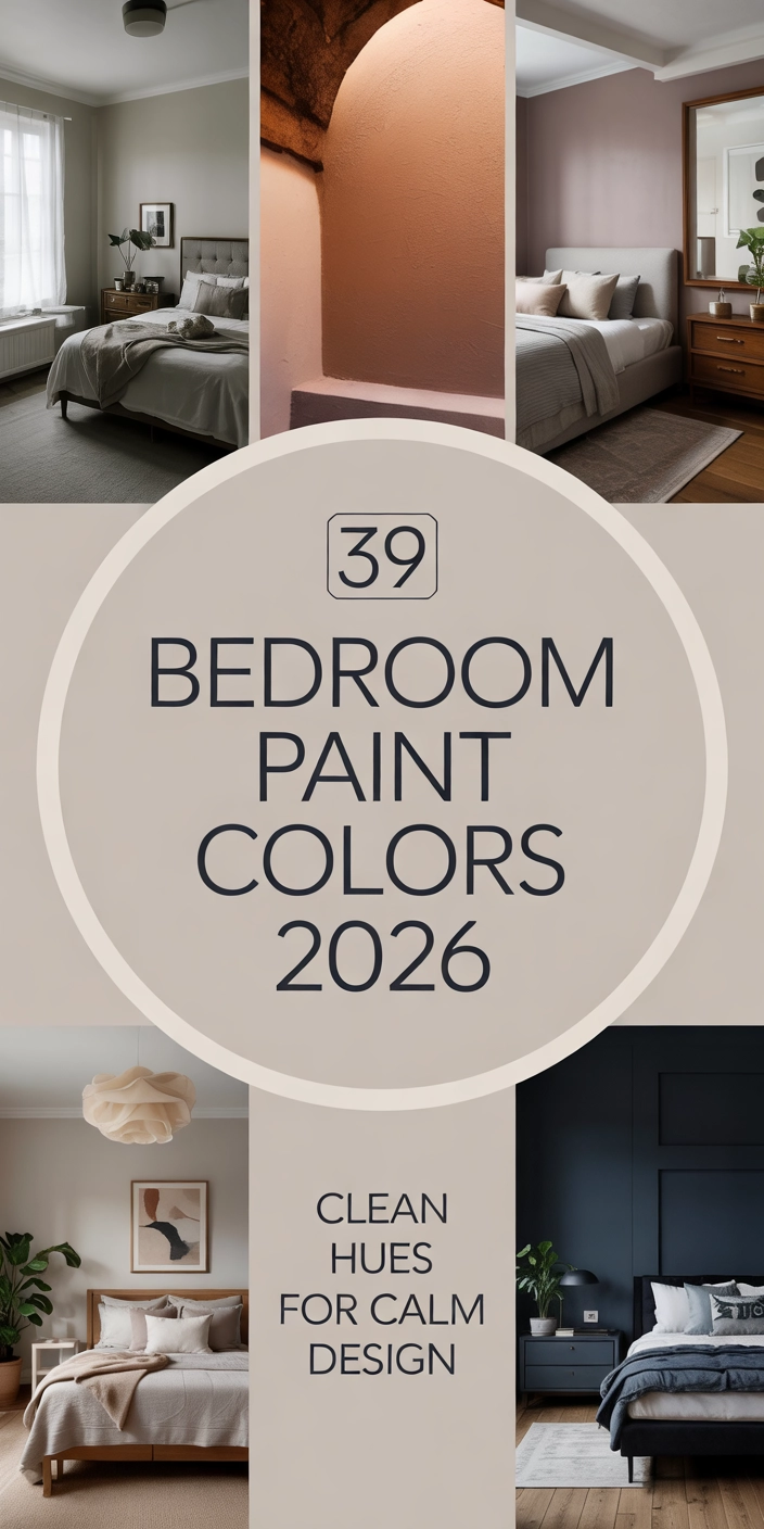 Bedroom Paint Colors 2026 Guide With 39 Cozy Neutral Moody Ideas For ... for Essential Color Scheme Trends