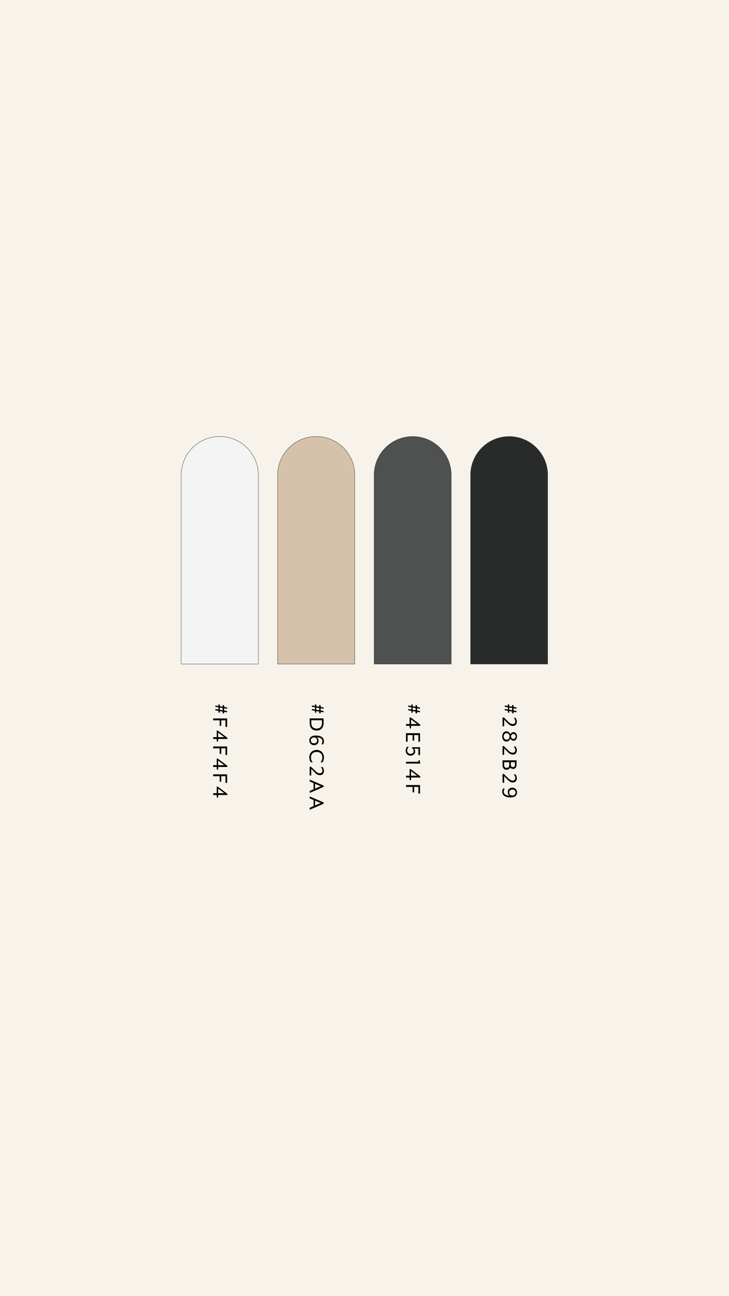 Colour Palette Of The Day! Modern Minimal Neutral Colour Palette ... for Black And White Palette Guide