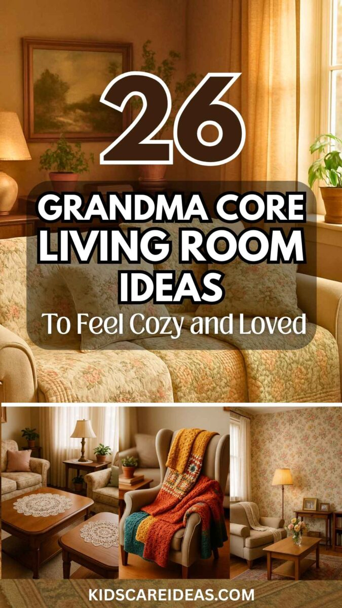 Feel Cozy And Loved With 26 Grandma Core Living Room Ideas for How To Improve House Design In Open Floor Plans