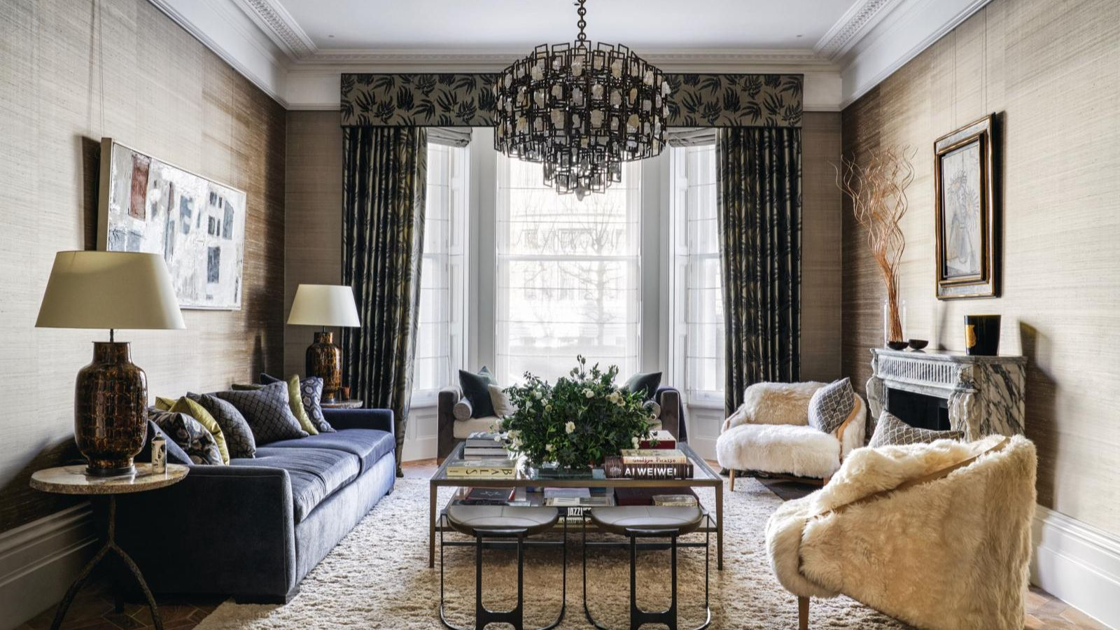 How High Should I Hang My Curtains? The Rules Designers Follow | Homes ... for Luxury Home Decor Tips