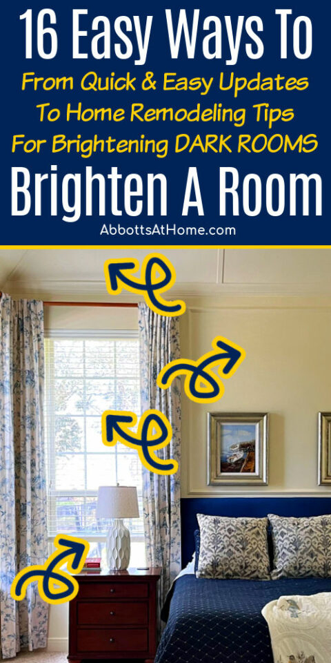 How To Make A Dark Room Feel Brighter: 16 Best Ways To Brighten A Room ... for Small Bedroom Design Lighting