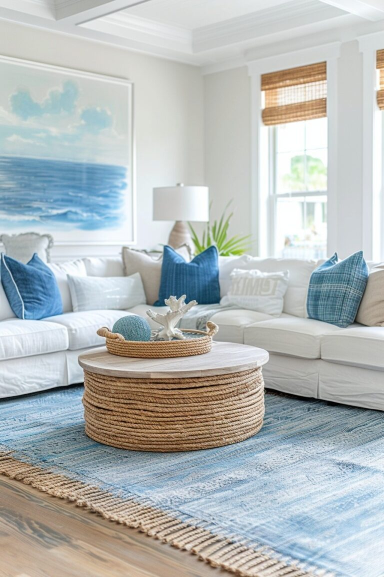 Modern Coastal Living Room Ideas On A Budget That Won’t Break The Bank for Coastal Interior Design Checklist