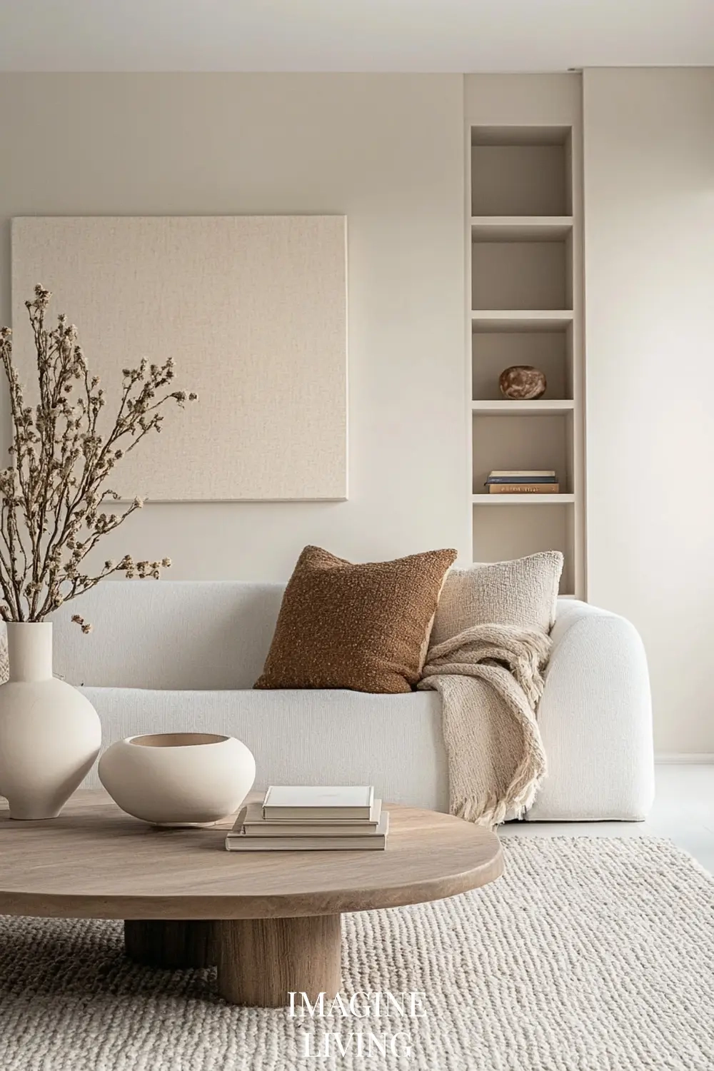 Modern Organic Living Room Styling Part2: Texture, Light, And Space for Natural Home Decor For Small Spaces
