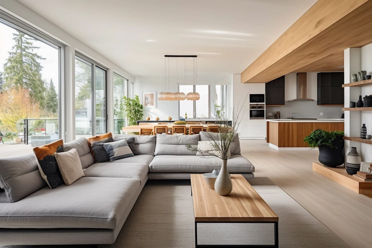 Open Floor Plan Design: 10 Pro Ideas For A Cohesive Look - Decorilla ... for How To Plan Furniture In Open Floor Plans