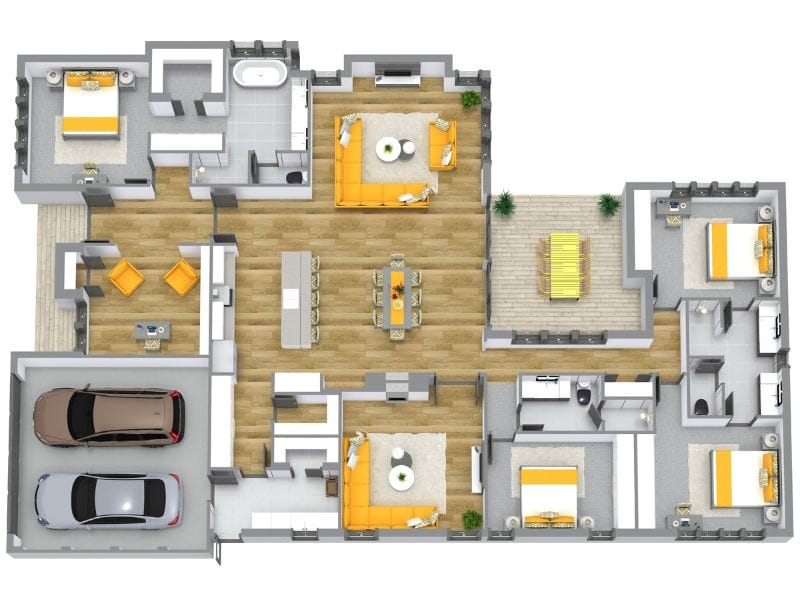Open Floor Plan Furniture Placement 8 Open Plan Mistakes — And How for How To Arrange Bedroom Design In Open Floor Plans
