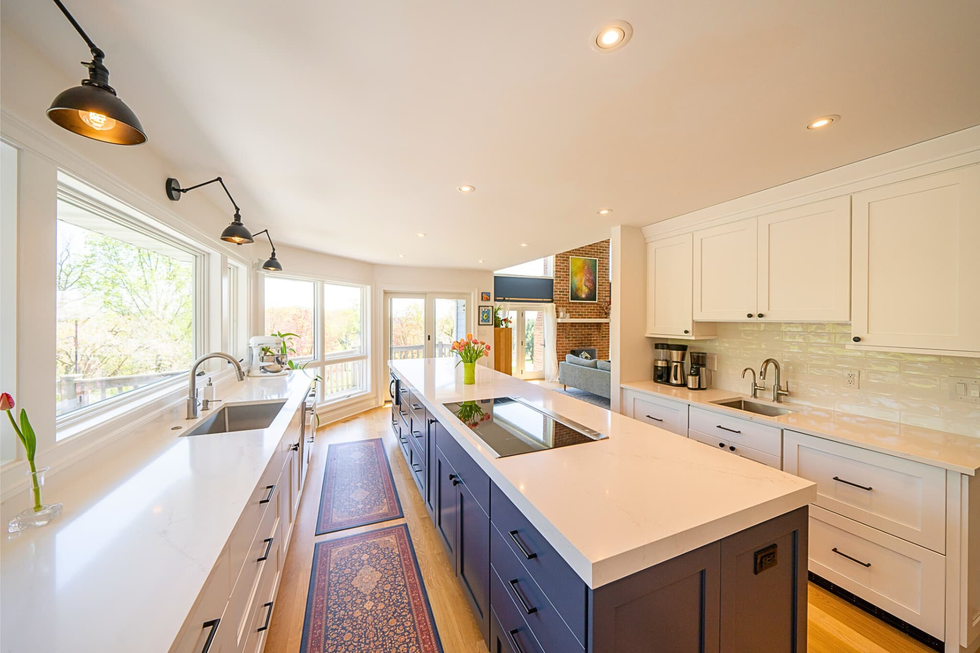 Open Plan Family Room Ideas for Kitchen Color Scheme Before And After