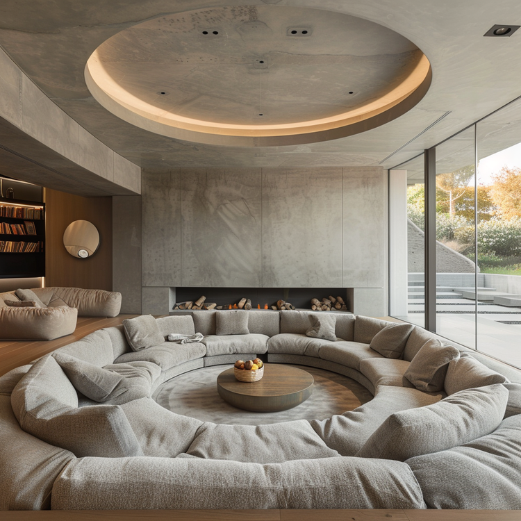 Reviving The Conversation Pit: A Modern Take On Sunken Living Rooms ... for How To Transform Home Decor In Open Floor Plans