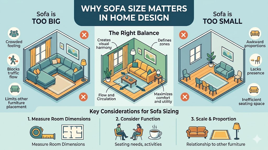 Tips How To Choose Sofa Size Without Costly Mistakes for Common Furniture Mistakes