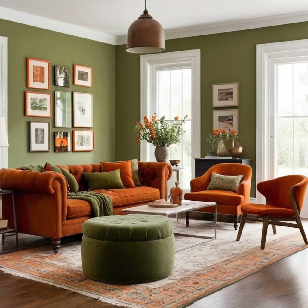 Your Guide For Decor Colors That Go With Olive Green - Decorizer for Green Color Scheme For Small Spaces